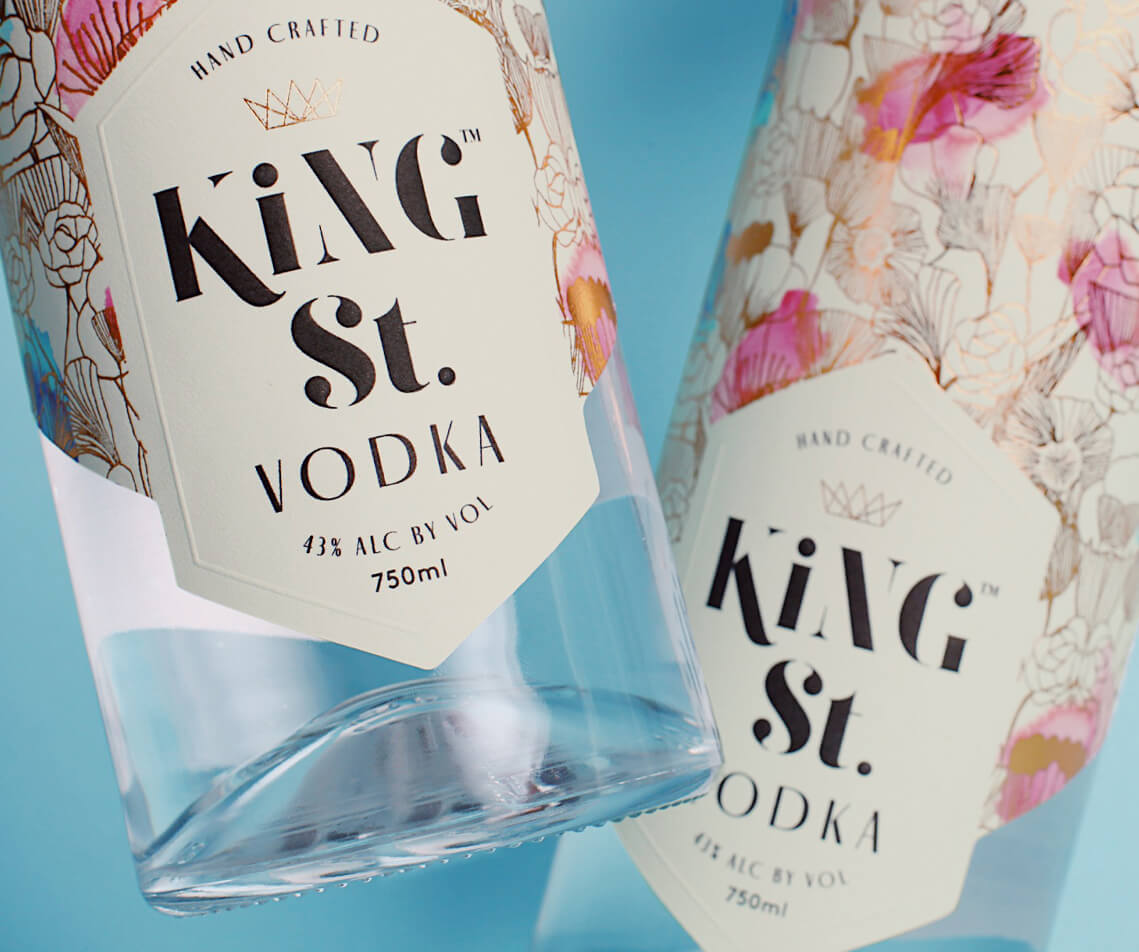 King Street Vodka Bottle